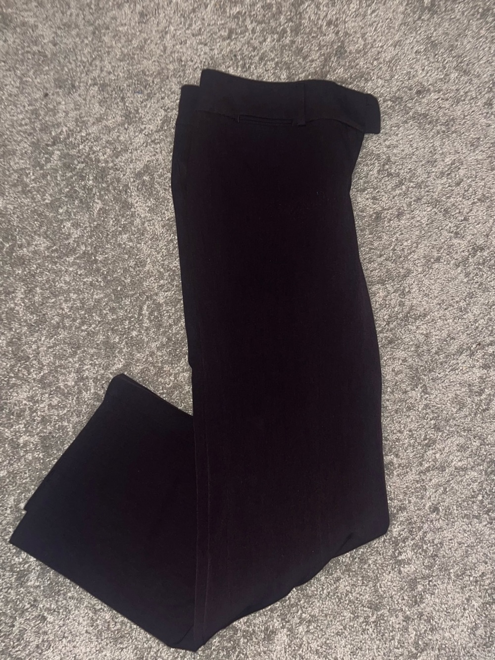LOFT Black Straight-Leg Trousers